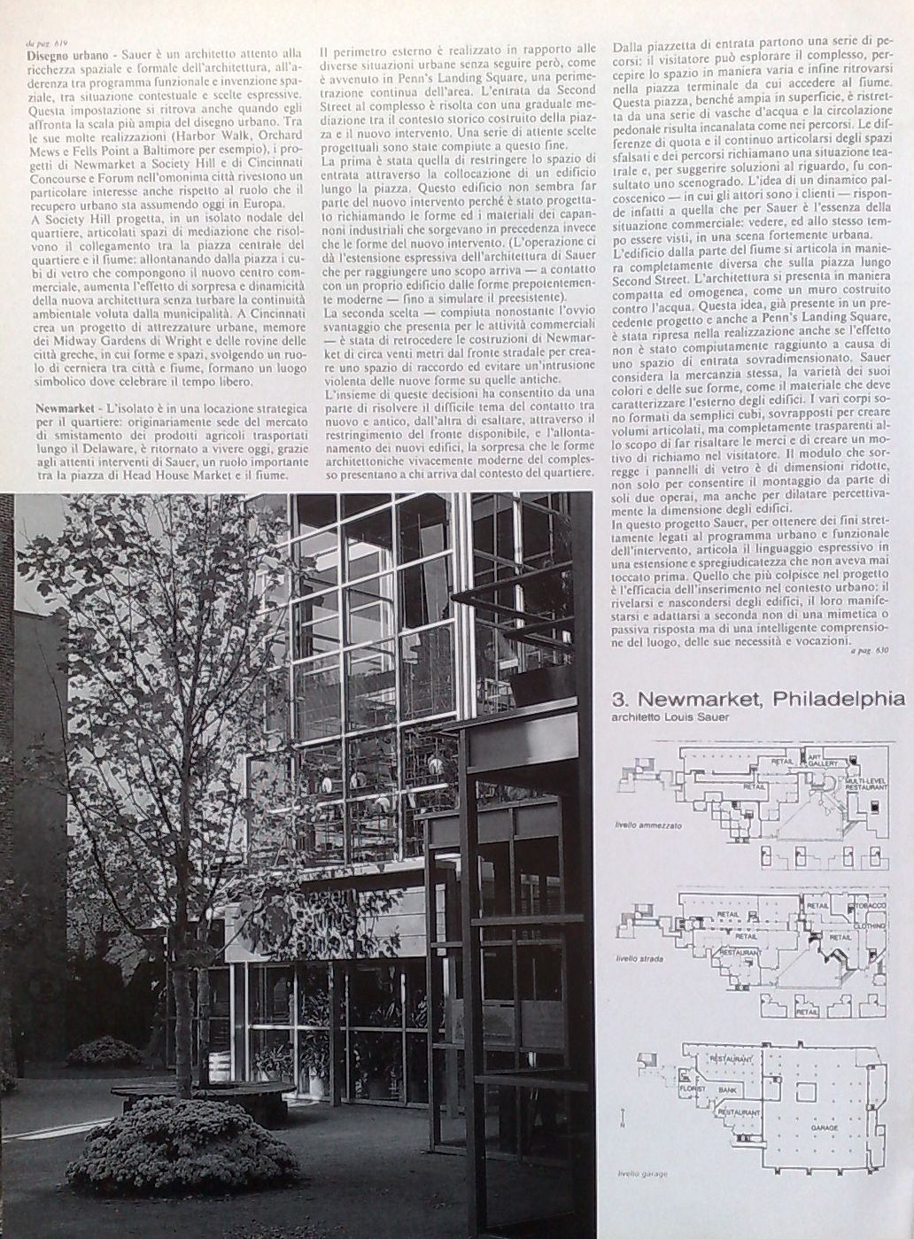 Antonino Saggio, Louis Sauer, L'architettura #407 9/1989