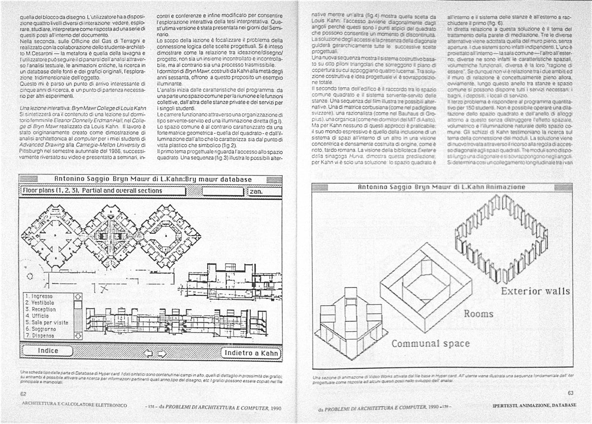 Pubblicazione sulle prime esperienze interattive - 2