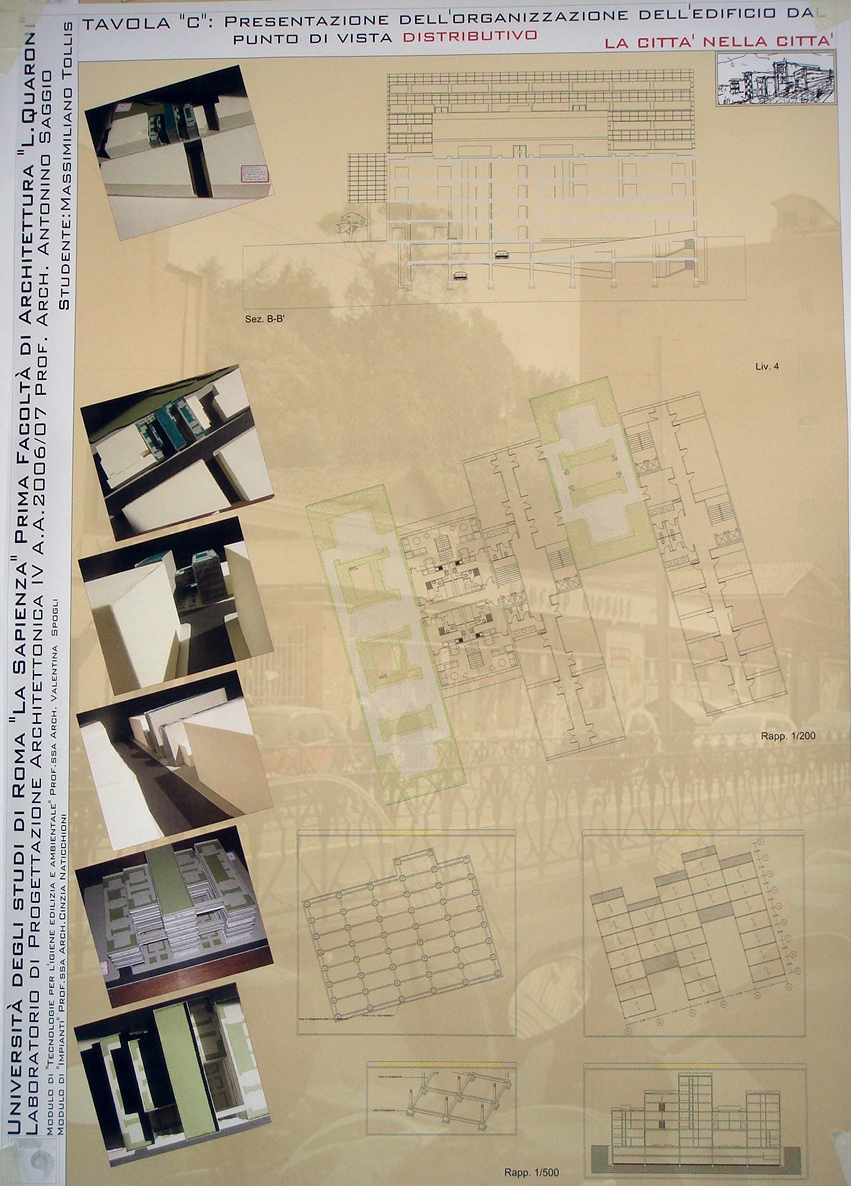 Tollis LAb IVd Prof. Antonino Saggio Architettura la sapienza Roma 2007