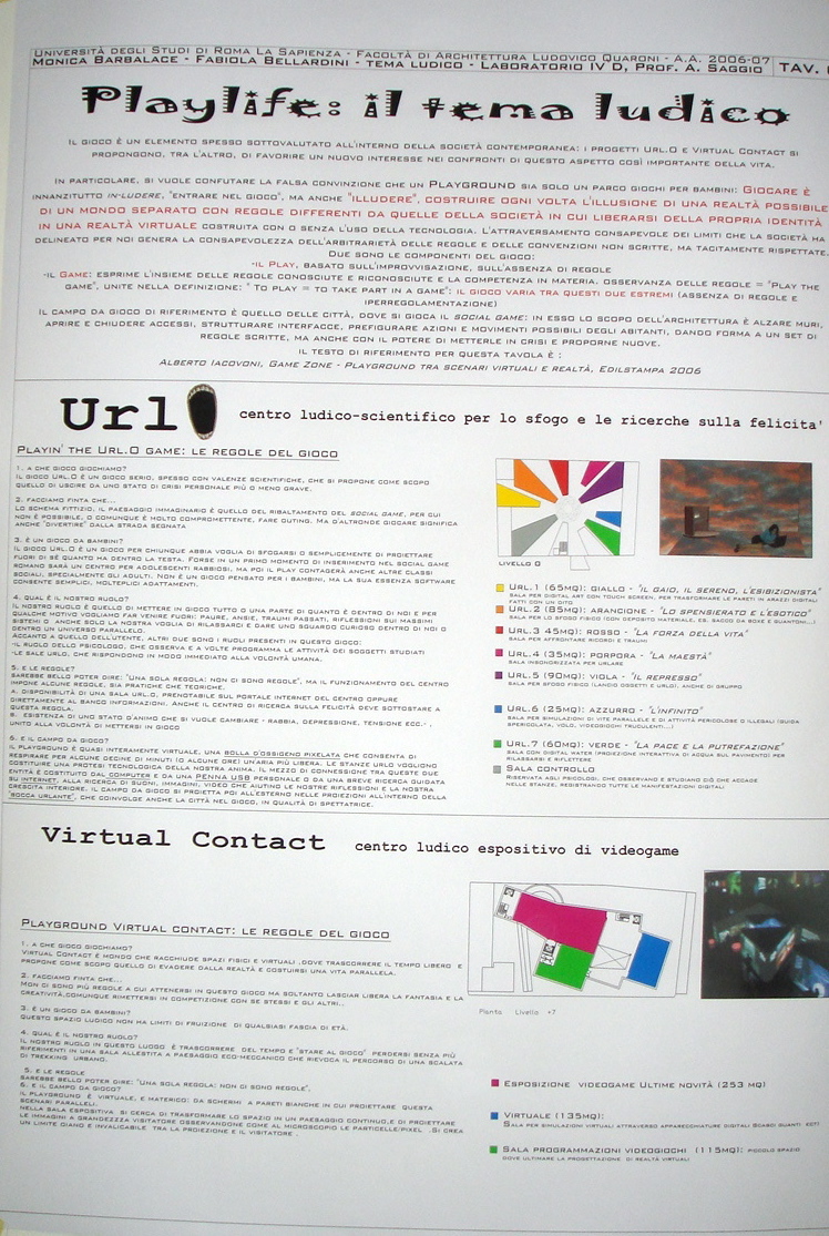 Barbalace LAb IVd Prof. Antonino Saggio Architettura la sapienza Roma 2007