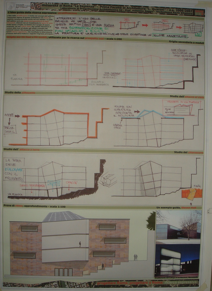 Altamura LAb IVd Prof. Antonino Saggio Architettura la sapienza Roma 2007