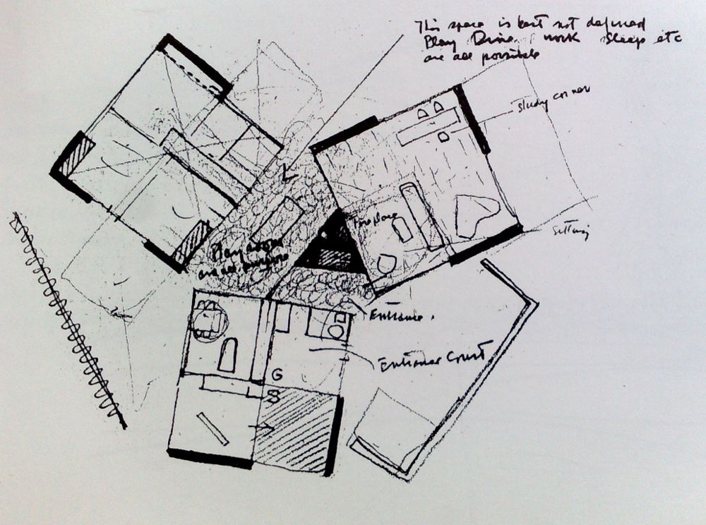 197. Louis Kahn, Casa Fruchter, Philadelphia, 1952-1954