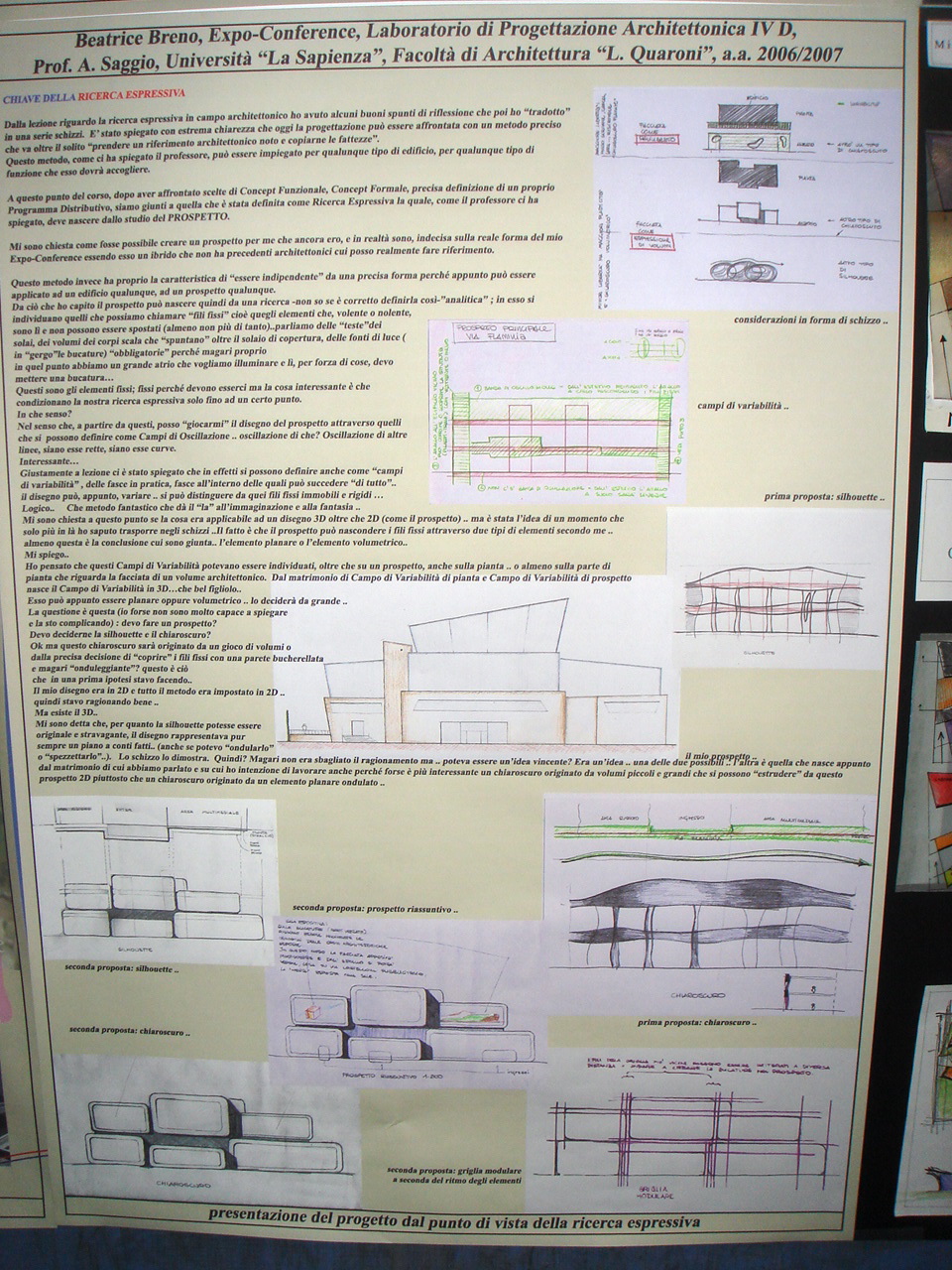 Breno LAb IVd Prof. Antonino Saggio Architettura la sapienza Roma 2007