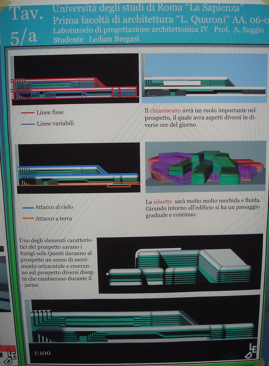 Bregasi LAb IVd Prof. Antonino Saggio Architettura la sapienza Roma 2007