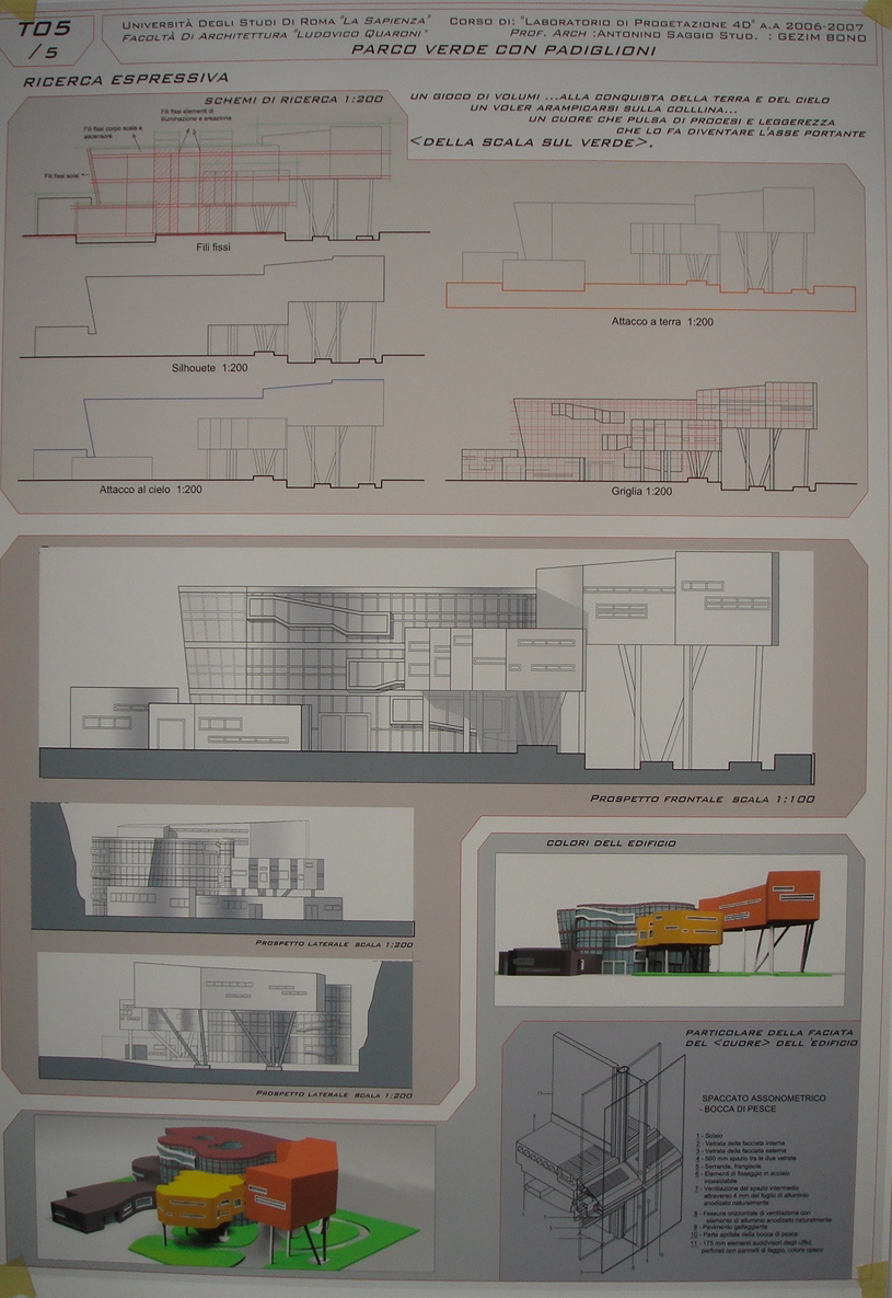 Bono LAb IVd Prof. Antonino Saggio Architettura la sapienza Roma 2007