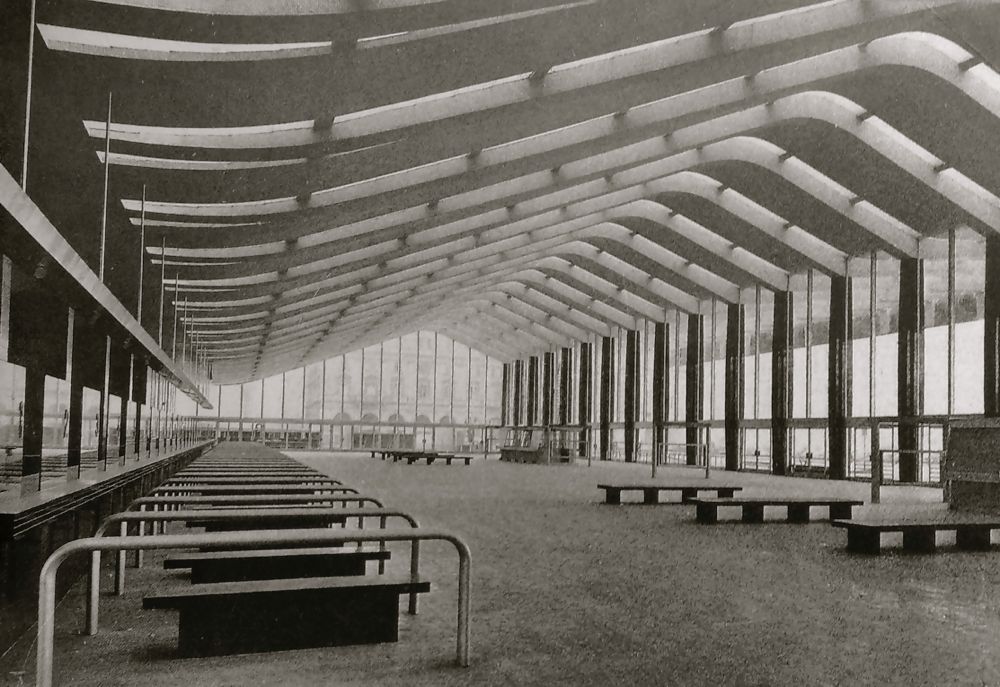 179. Leo  Calini, Annibale Vitellozzi e Massimo Castellazzi, Vasco Fadigati, Eugenio. Montuori, Achille Pintonello. Stazione Termini,  Roma 1947-50