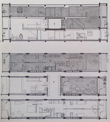 174. Le Corbusier, Unité di abitazione, Marsiglia 1945-1952